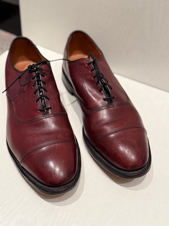 Allen Edmonds Oxford Dress Shoes -Size 10 3E (Wide) Burgundy/Oxblood Men’s main image 8